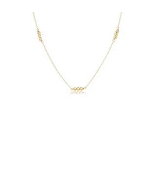 ENEWTON DESIGN Joy Simplicity 3mm Bead Chain 15" Choker Necklace - Gold