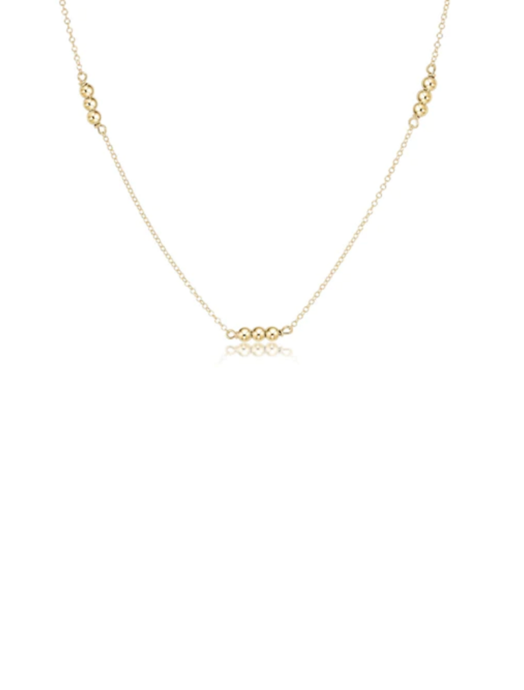 ENEWTON DESIGN Joy Simplicity 3mm Bead Chain 15" Choker Necklace - Gold