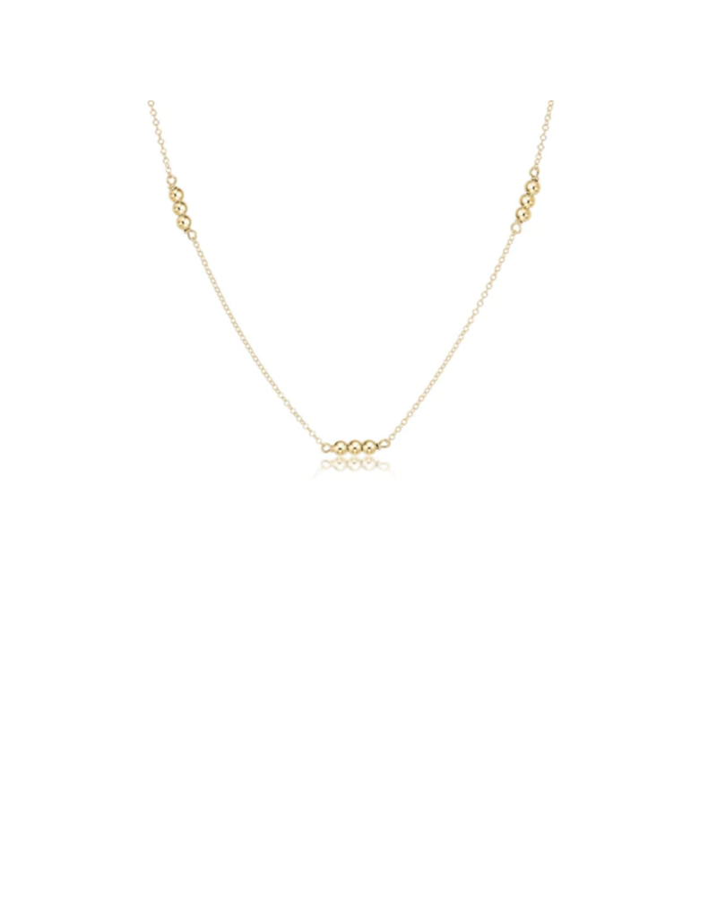 ENEWTON DESIGN Joy Simplicity 3mm Bead Chain 15" Choker Necklace - Gold