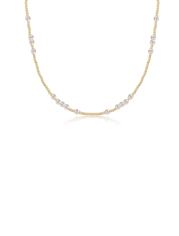 ENEWTON DESIGN Hope Unwritten 15" Choker Necklace - Pearl/Gold