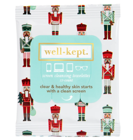 WELL KEPT Screen Cleansing Towelettes in Nutcracker