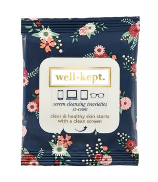 WELL KEPT Screen Cleansing Towelettes in Katie