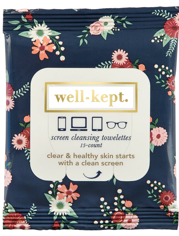 WELL KEPT Screen Cleansing Towelettes in Katie