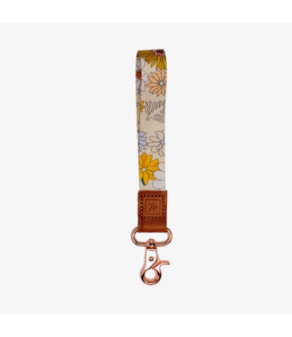 THREAD WALLETS Wrist Lanyard in Blossom