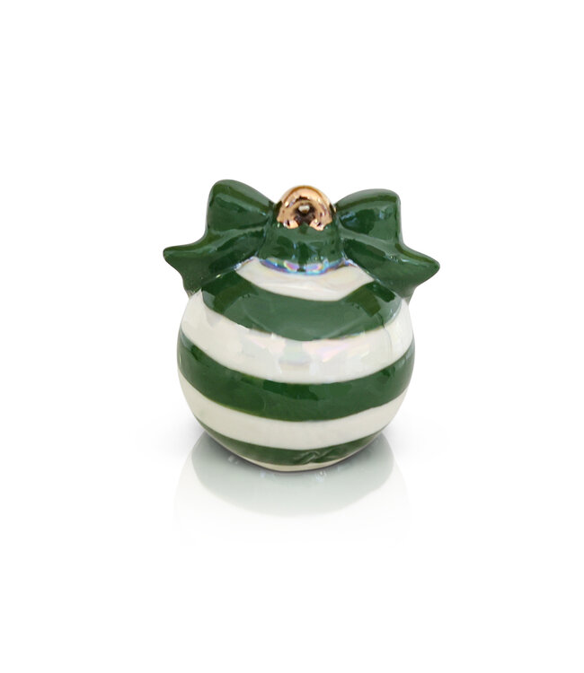 Deck The Halls Green Ornament Mini