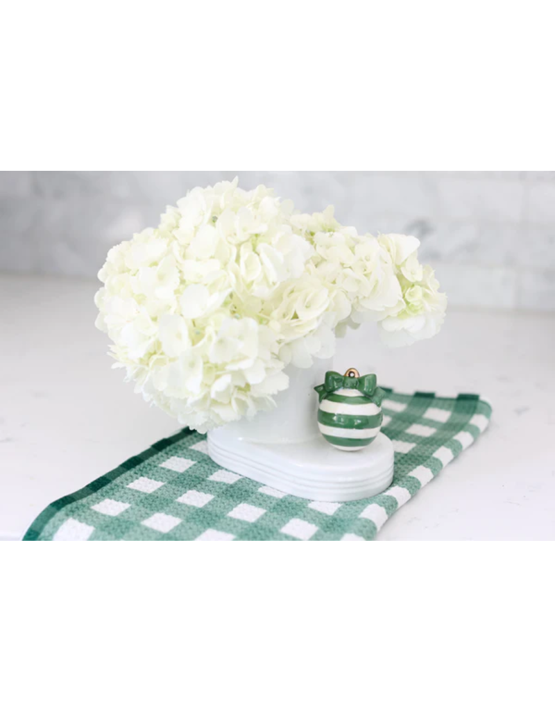 NORA FLEMING Deck The Halls Green Ornament Mini