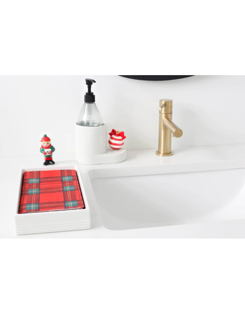 NORA FLEMING Pinstripes Melamine Guest Towel Holder
