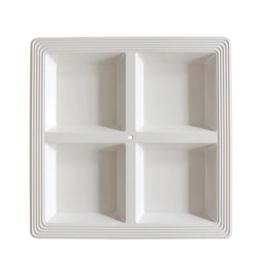 NORA FLEMING Pinstripes Melamine Sectional Server