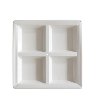 NORA FLEMING Pinstripes Melamine Sectional Server