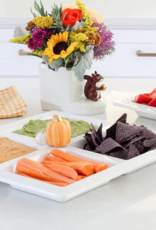 NORA FLEMING Pinstripes Melamine Sectional Server NORA FLEMING Pinstripes Melamine Sectional Server