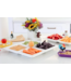 Pinstripes Melamine Sectional Server