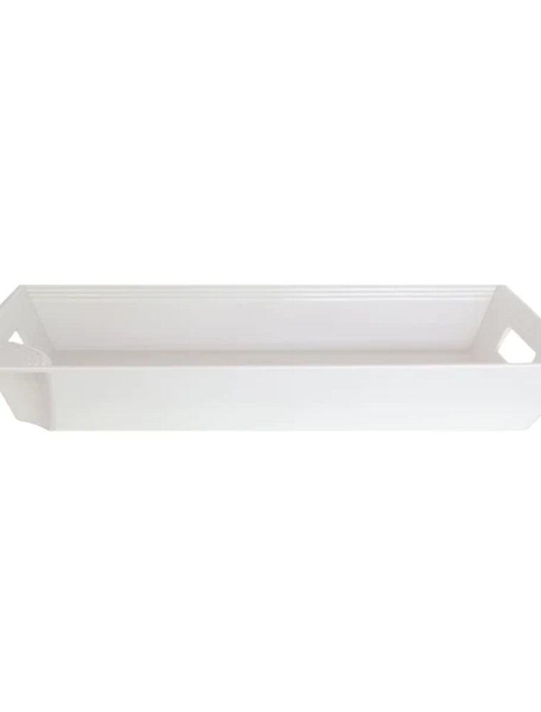 NORA FLEMING Pinstripes Melamine Rectangular Serving Tray