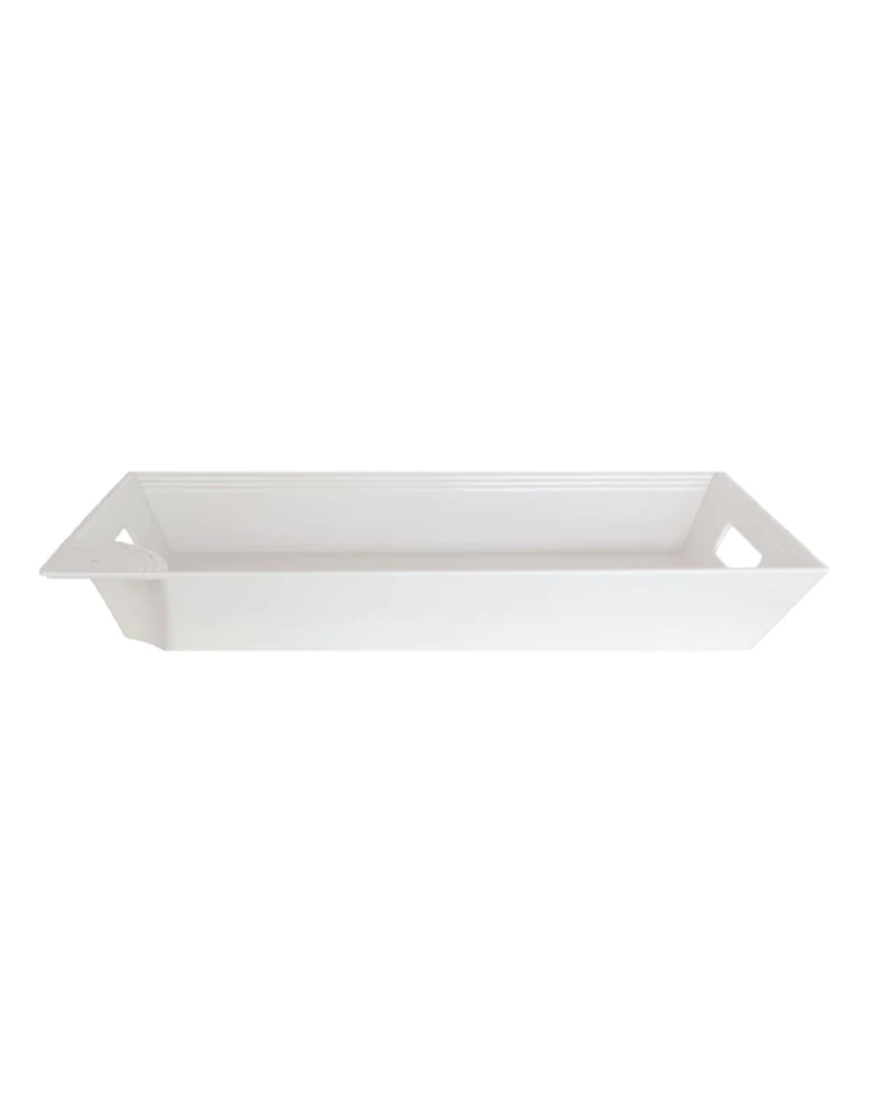NORA FLEMING Pinstripes Melamine Rectangular Serving Tray