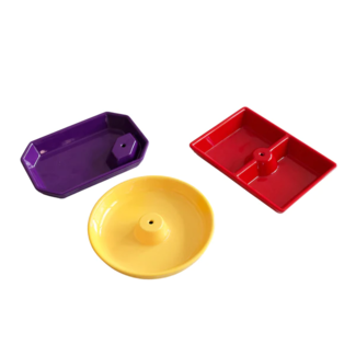 NORA FLEMING Dainty Dishes Set of 3 in Purple, Red, and Yellow