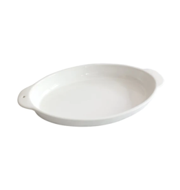 NORA FLEMING Pinstripes Oval Baker