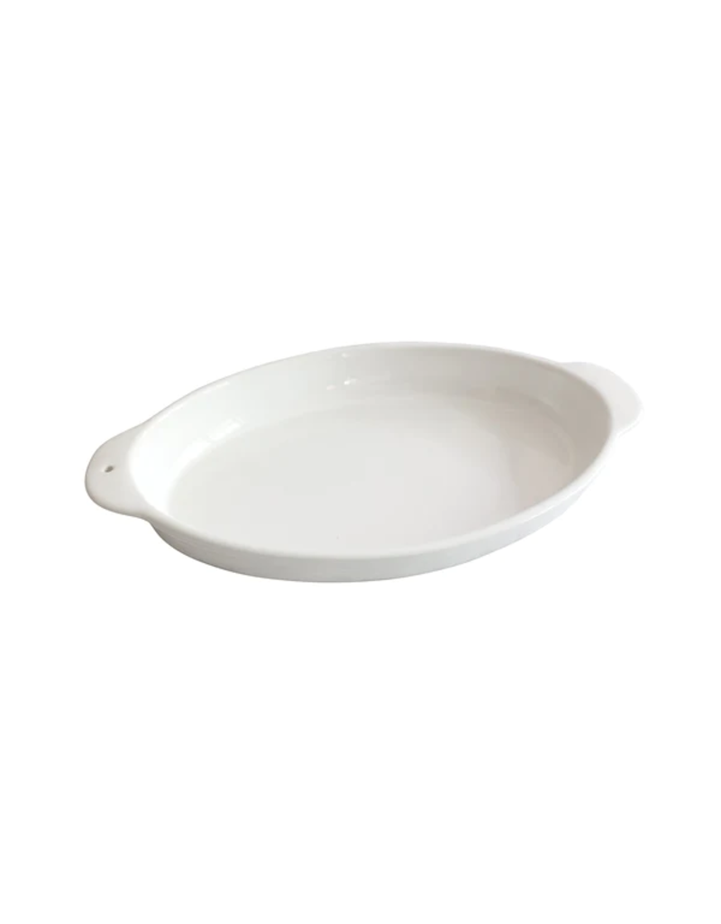 NORA FLEMING Pinstripes Oval Baker