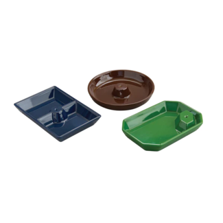 NORA FLEMING Dainty Dishes Set of 3 in Navy, Green, and Brown