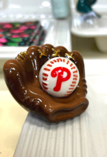 NORA FLEMING *Her Hide Out Exclusive* Phillies Baseball Mitt Mini