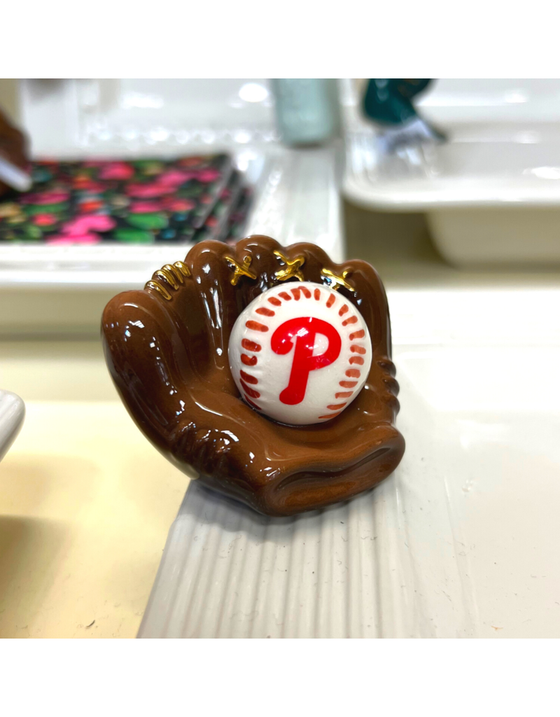 NORA FLEMING *Her Hide Out Exclusive* Phillies Baseball Mitt Mini