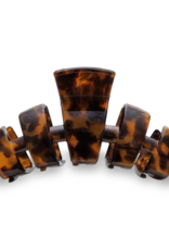 TELETIES Large Classic Claw Hair Clip in Tortoise TELETIES Large Classic Claw Hair Clip in Tortoise