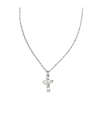 KENDRA SCOTT DESIGN Cross Silver Pendant Necklace
