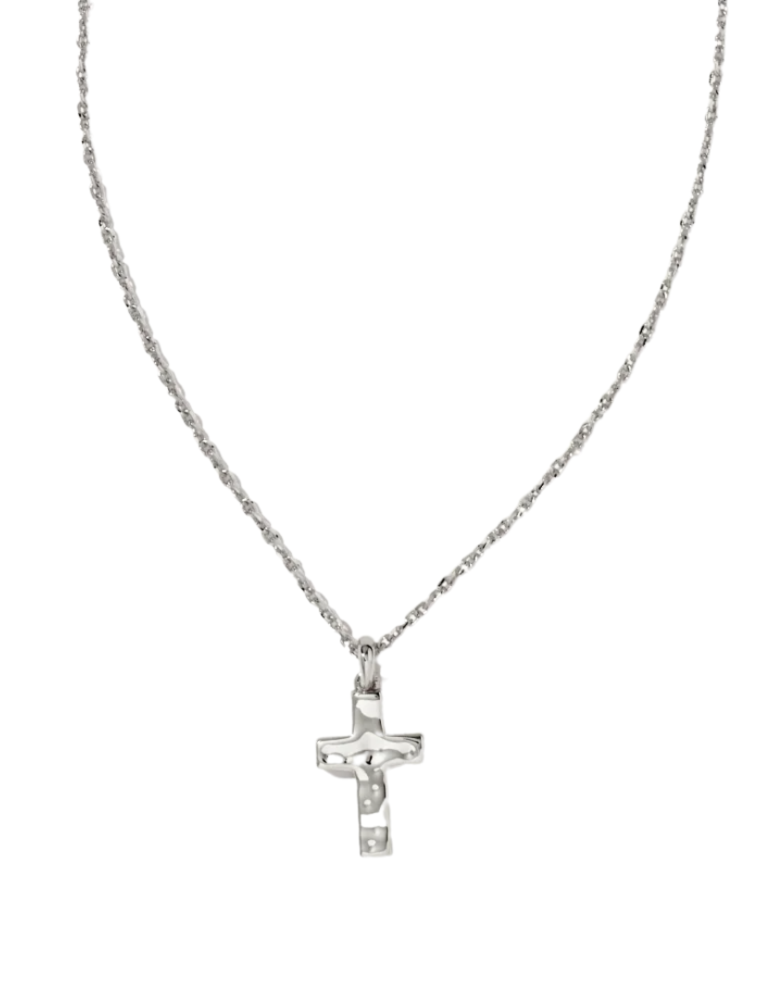 KENDRA SCOTT DESIGN Cross Silver Pendant Necklace