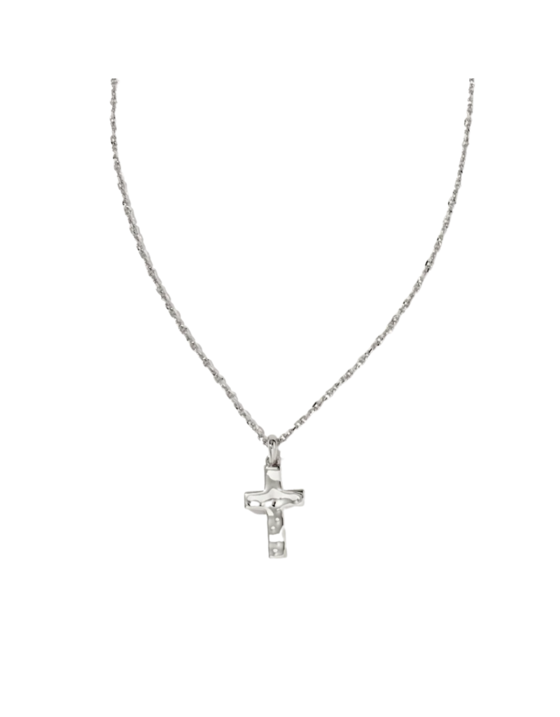 KENDRA SCOTT DESIGN Cross Silver Pendant Necklace