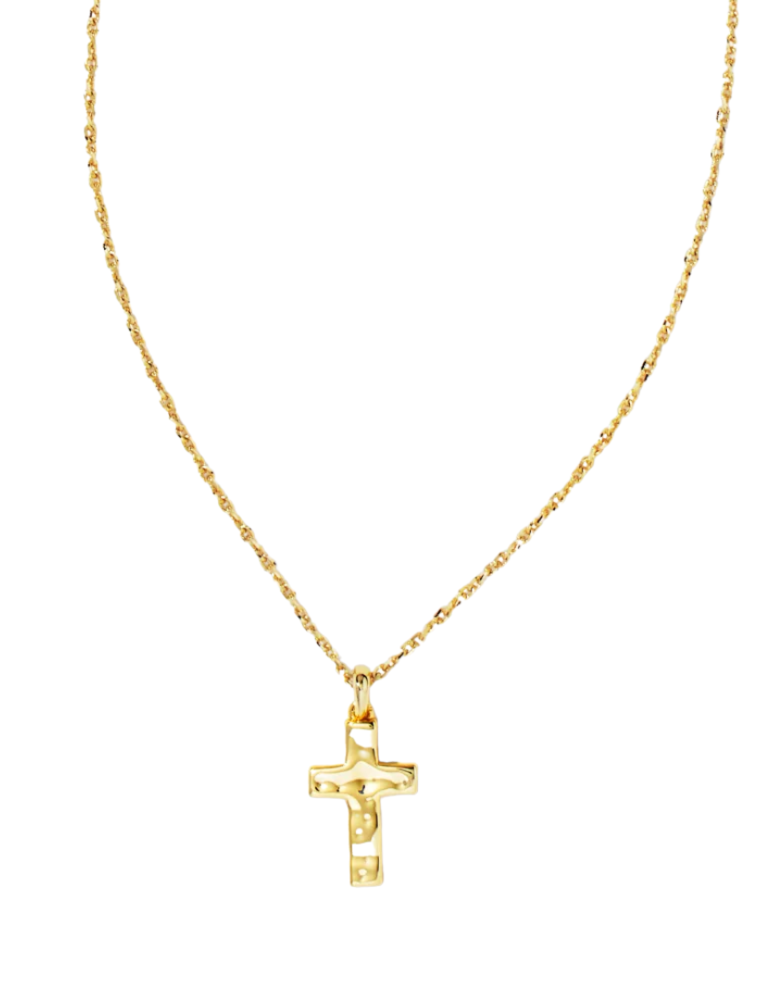 KENDRA SCOTT DESIGN Cross Gold Pendant Necklace