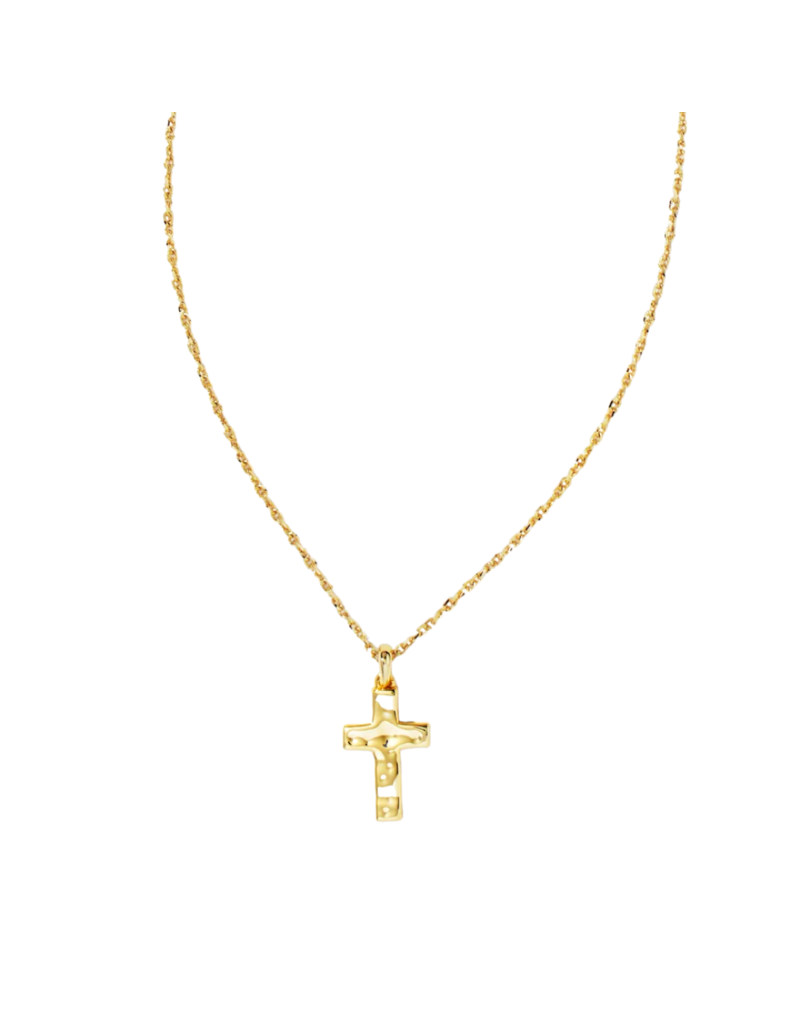 KENDRA SCOTT DESIGN Cross Gold Pendant Necklace