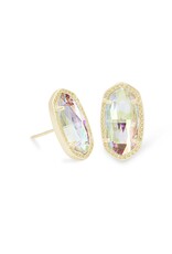 KENDRA SCOTT DESIGN Ellie Gold Stud Earrings in Dichroic Glass KENDRA SCOTT DESIGN Ellie Gold Stud Earrings in Dichroic Glass