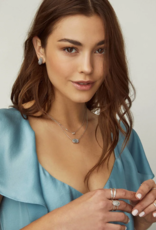 KENDRA SCOTT DESIGN Elyse Silver Ring in Platinum Drusy