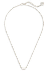 KENDRA SCOTT DESIGN Fern Pendant Necklace in Bright Silver