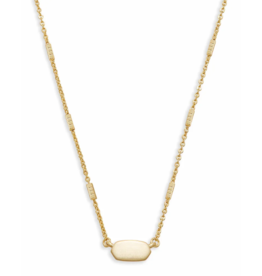 KENDRA SCOTT DESIGN Fern Pendant Necklace in Gold