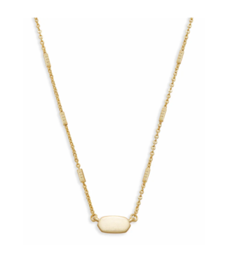 KENDRA SCOTT DESIGN Fern Pendant Necklace in Gold