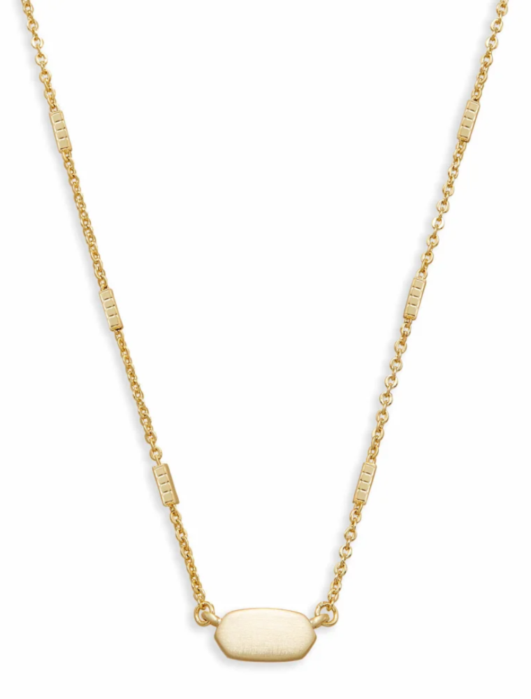 KENDRA SCOTT DESIGN Fern Pendant Necklace in Gold