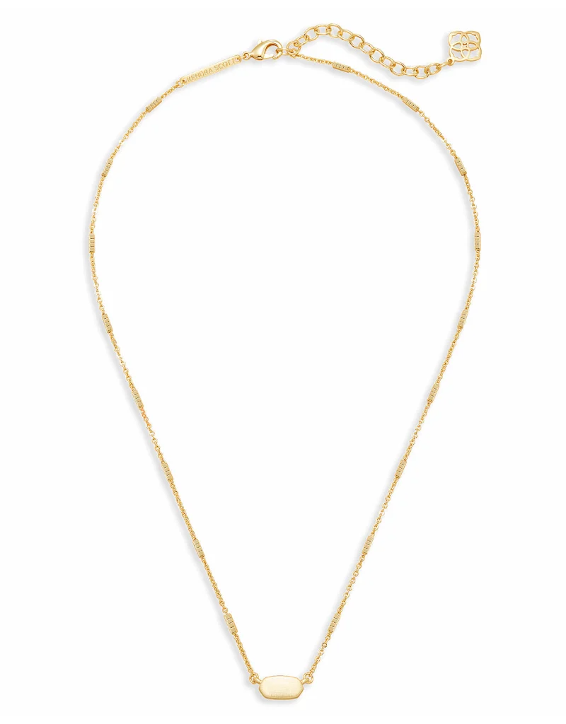 KENDRA SCOTT DESIGN Fern Pendant Necklace in Gold