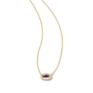 KENDRA SCOTT DESIGN Grayson Gold Pendant Necklace in Dichroic Glass