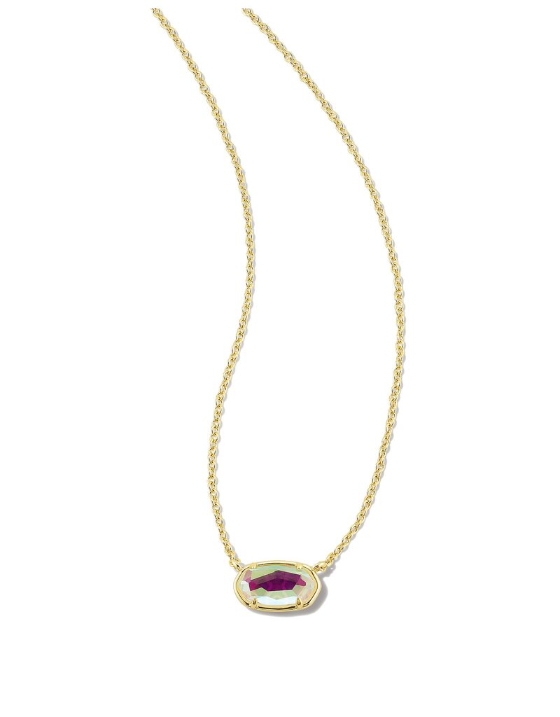 KENDRA SCOTT DESIGN Grayson Gold Pendant Necklace in Dichroic Glass