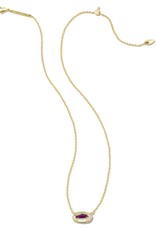 KENDRA SCOTT DESIGN Grayson Gold Pendant Necklace in Dichroic Glass KENDRA SCOTT DESIGN Grayson Gold Pendant Necklace in Dichroic Glass