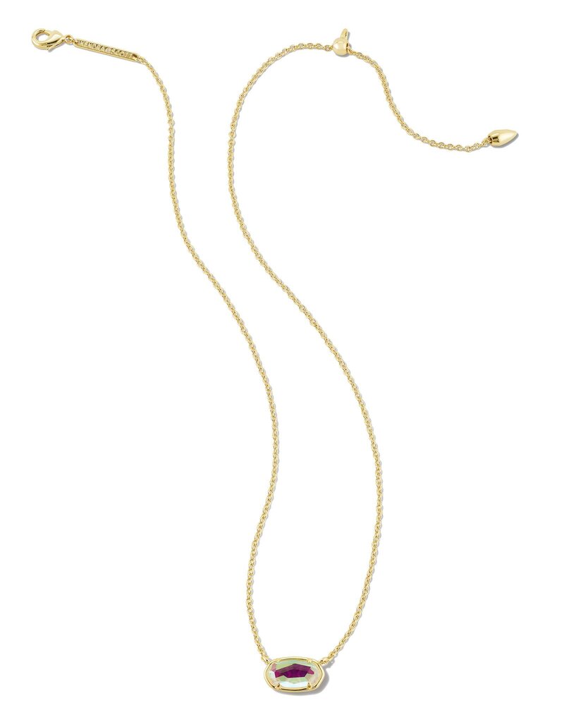 KENDRA SCOTT DESIGN Grayson Gold Pendant Necklace in Dichroic Glass