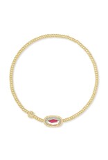 KENDRA SCOTT DESIGN Grayson Gold Stretch Bracelet in Dichroic Glass