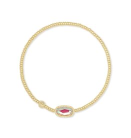 KENDRA SCOTT DESIGN Grayson Gold Stretch Bracelet in Dichroic Glass