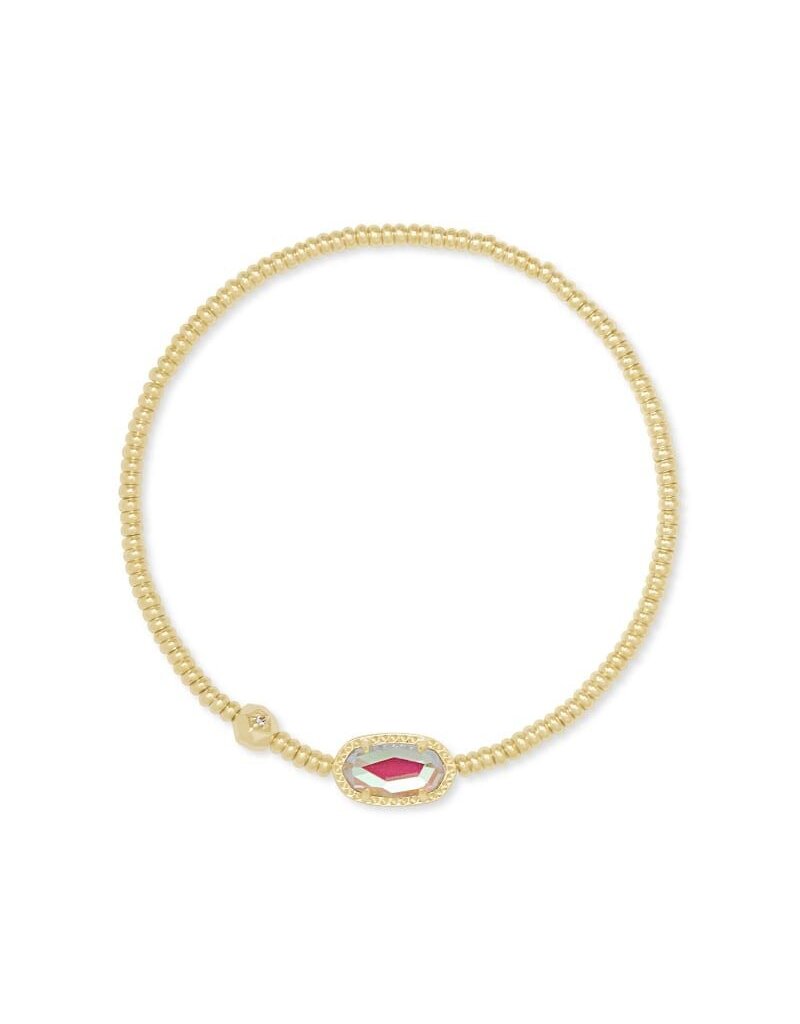 KENDRA SCOTT DESIGN Grayson Gold Stretch Bracelet in Dichroic Glass