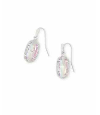 KENDRA SCOTT DESIGN Lee Silver Drop Earrings in Dichroic Glass