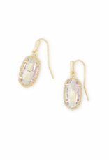 KENDRA SCOTT DESIGN Lee Gold Drop Earrings in Dichroic Glass