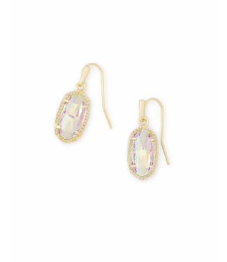 KENDRA SCOTT DESIGN Lee Gold Drop Earrings in Dichroic Glass