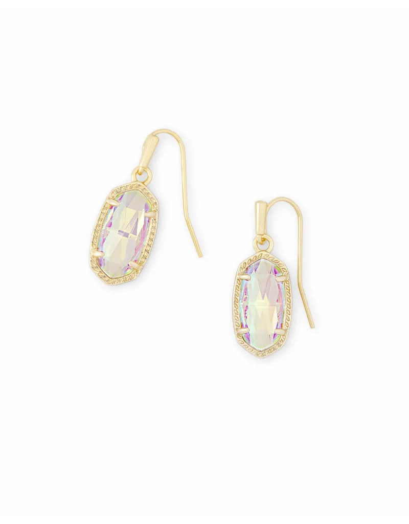KENDRA SCOTT DESIGN Lee Gold Drop Earrings in Dichroic Glass