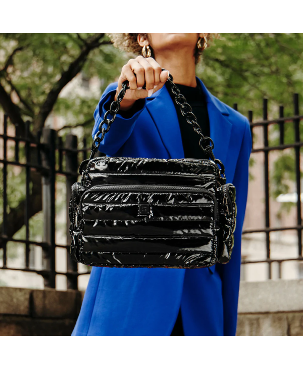 The Trinity in Black Patent (Black Hardware)