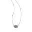 Grayson Silver Pendant Necklace in Platinum Drusy