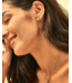Grayson Silver Pendant Necklace in Platinum Drusy